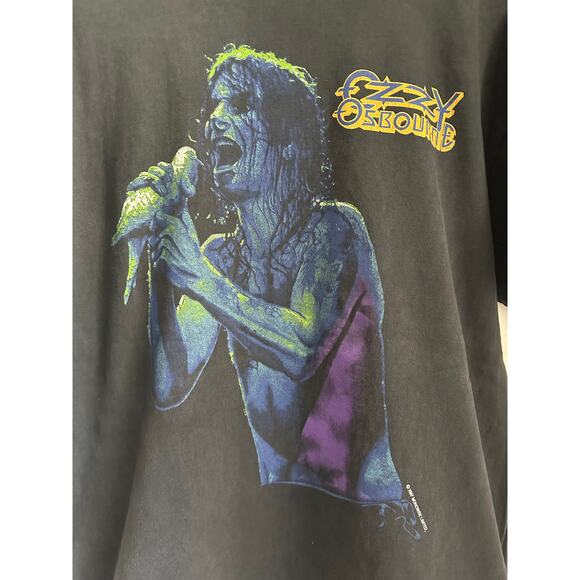Ozzy Osbourne "Dove's Revenge 1994" Metal Vintage Reprint T-shirt All Sport Tag - Picture 2 of 7